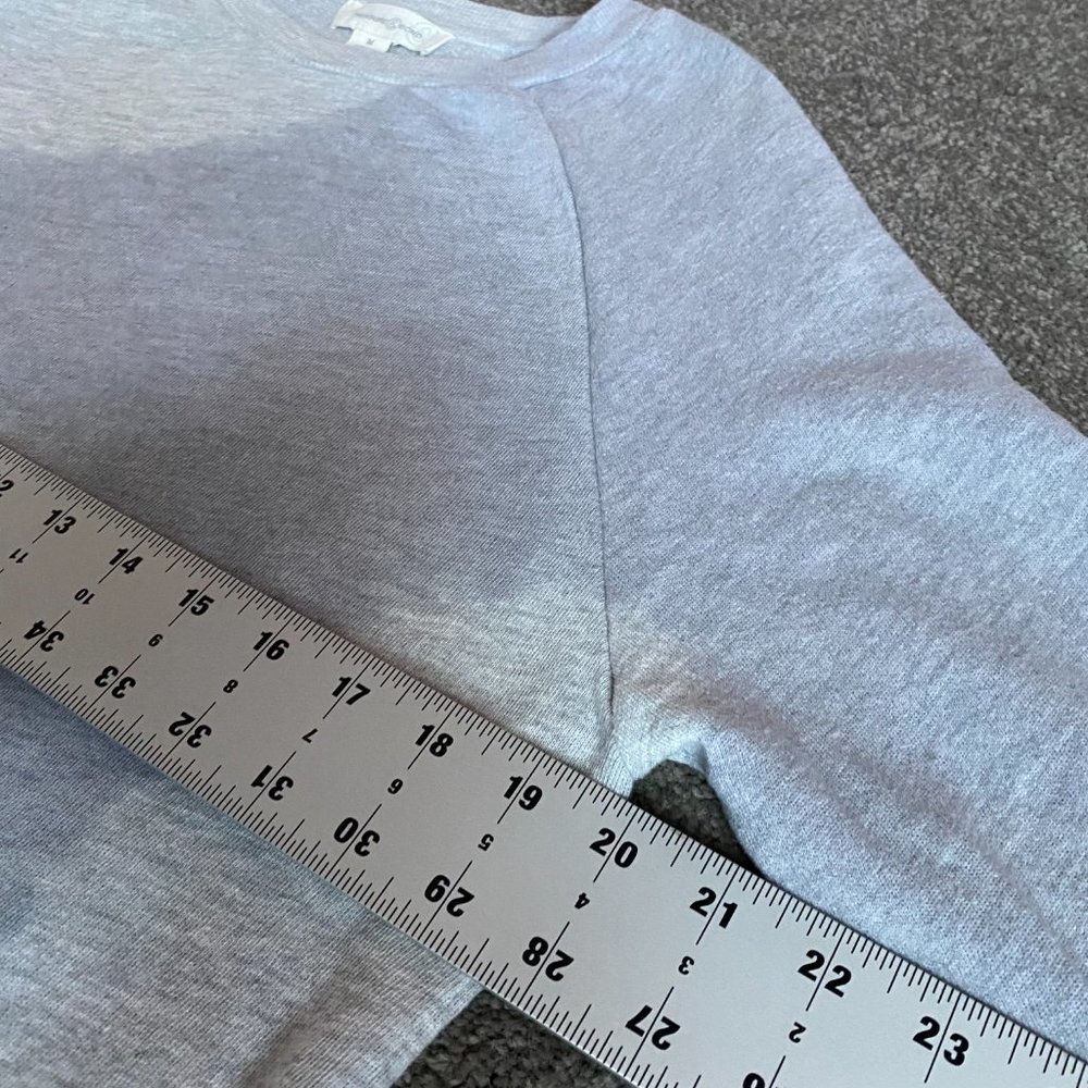 Treasure & Bond Ombre Gray & Brown Crew Neck Long Sleeve Sweatshirt Size M #0333 - Picture 5 of 7